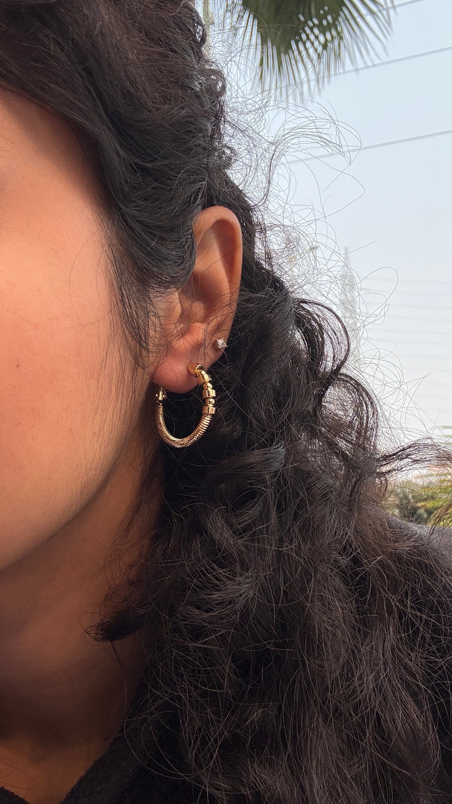 Half and Half Hoops
