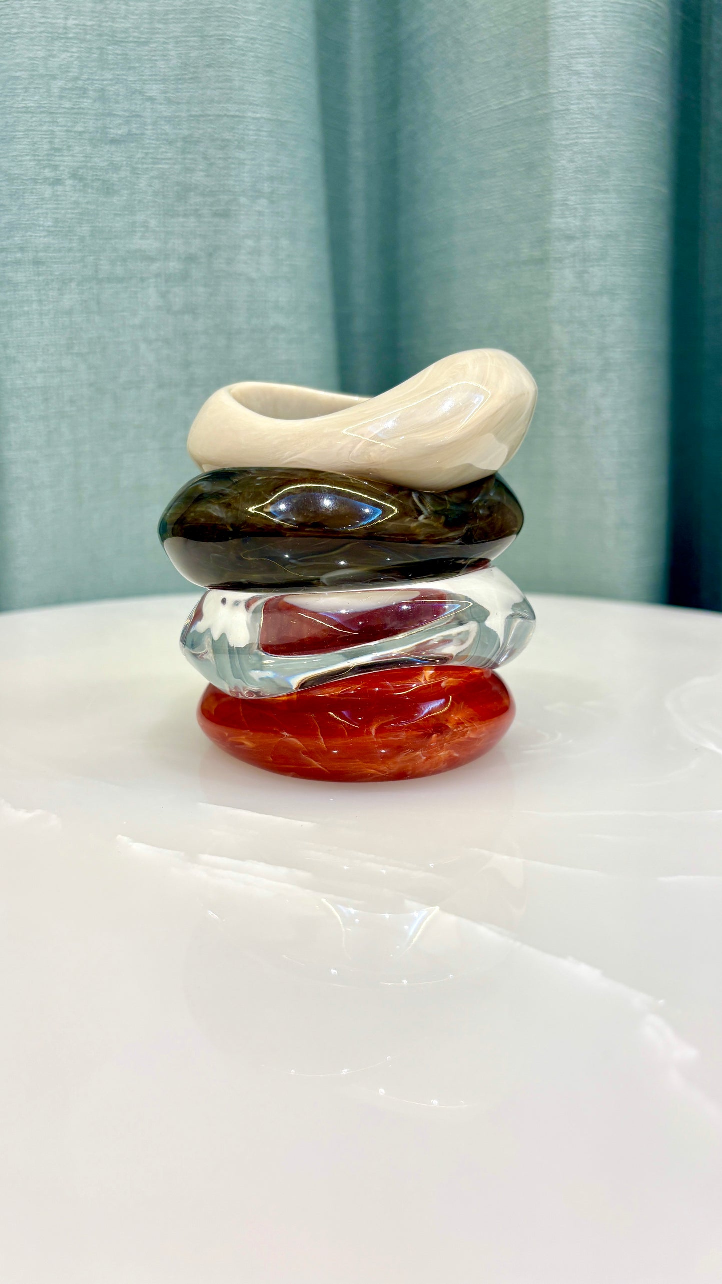 Wavy Wonder Resin Bracelet