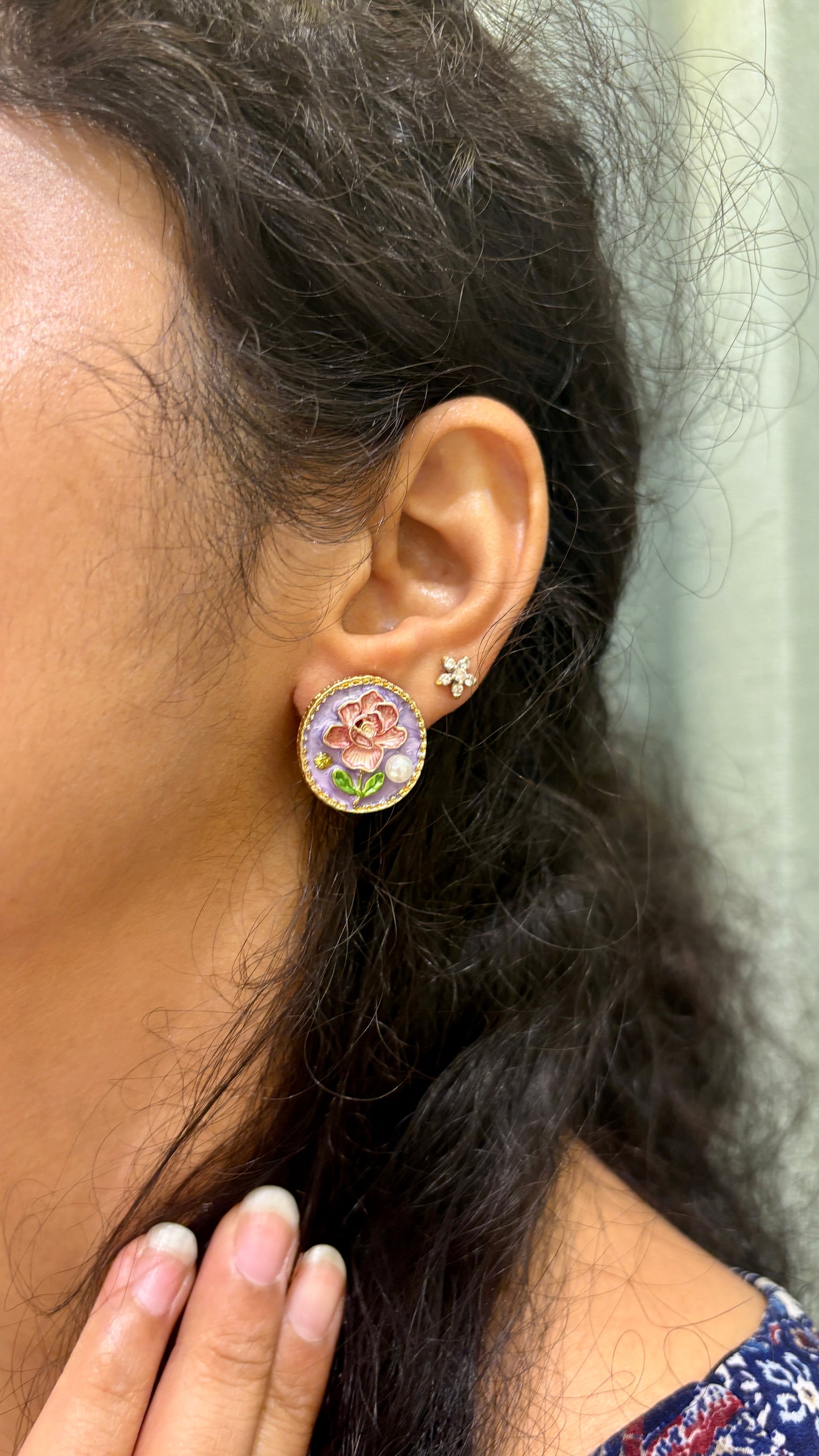 Rose earings