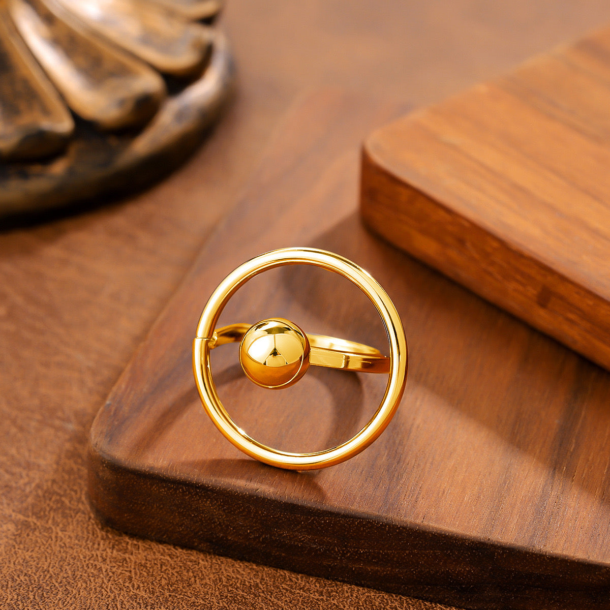 Circle Cocktail Ring