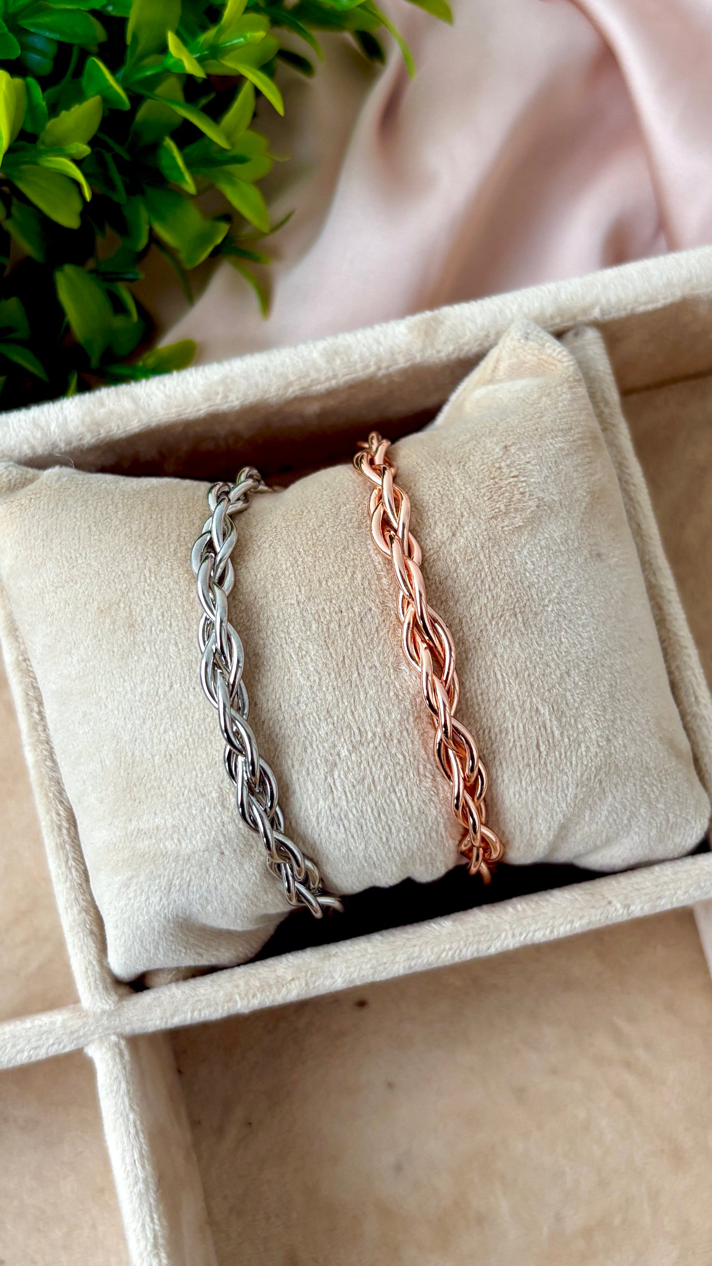 Thin Twisted Adjustable Bracelet