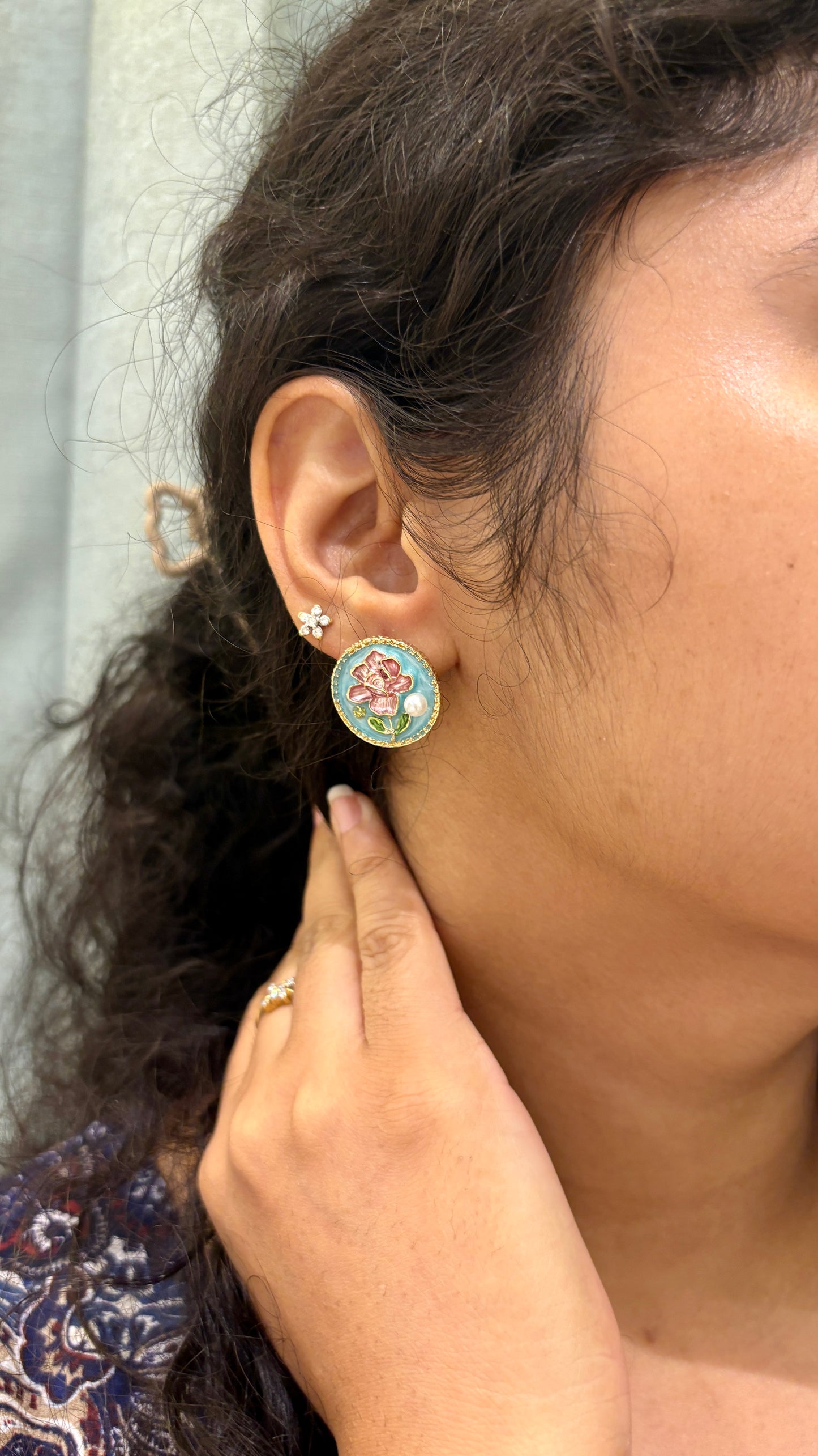 Rose earings