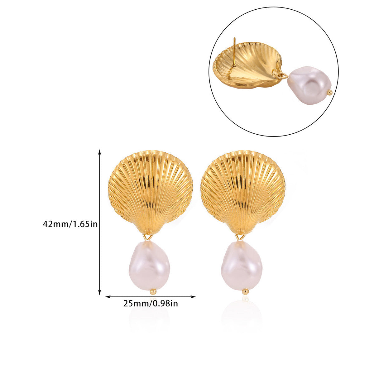 Pearl Shell Earrings