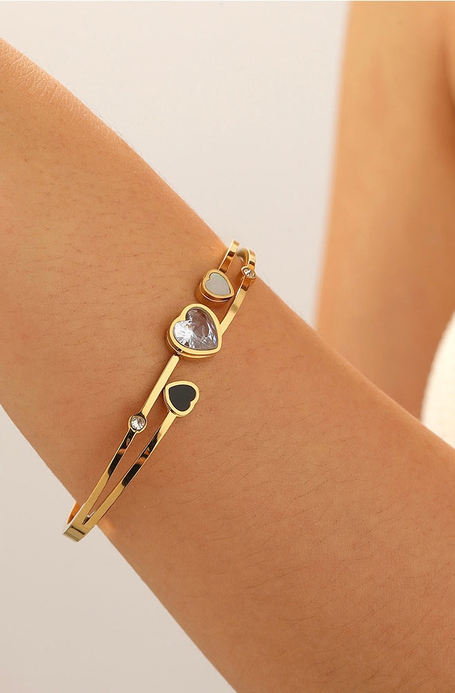 Heart Stone Bracelet