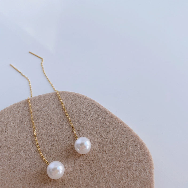 Pearl Sui Dhaga Earrings