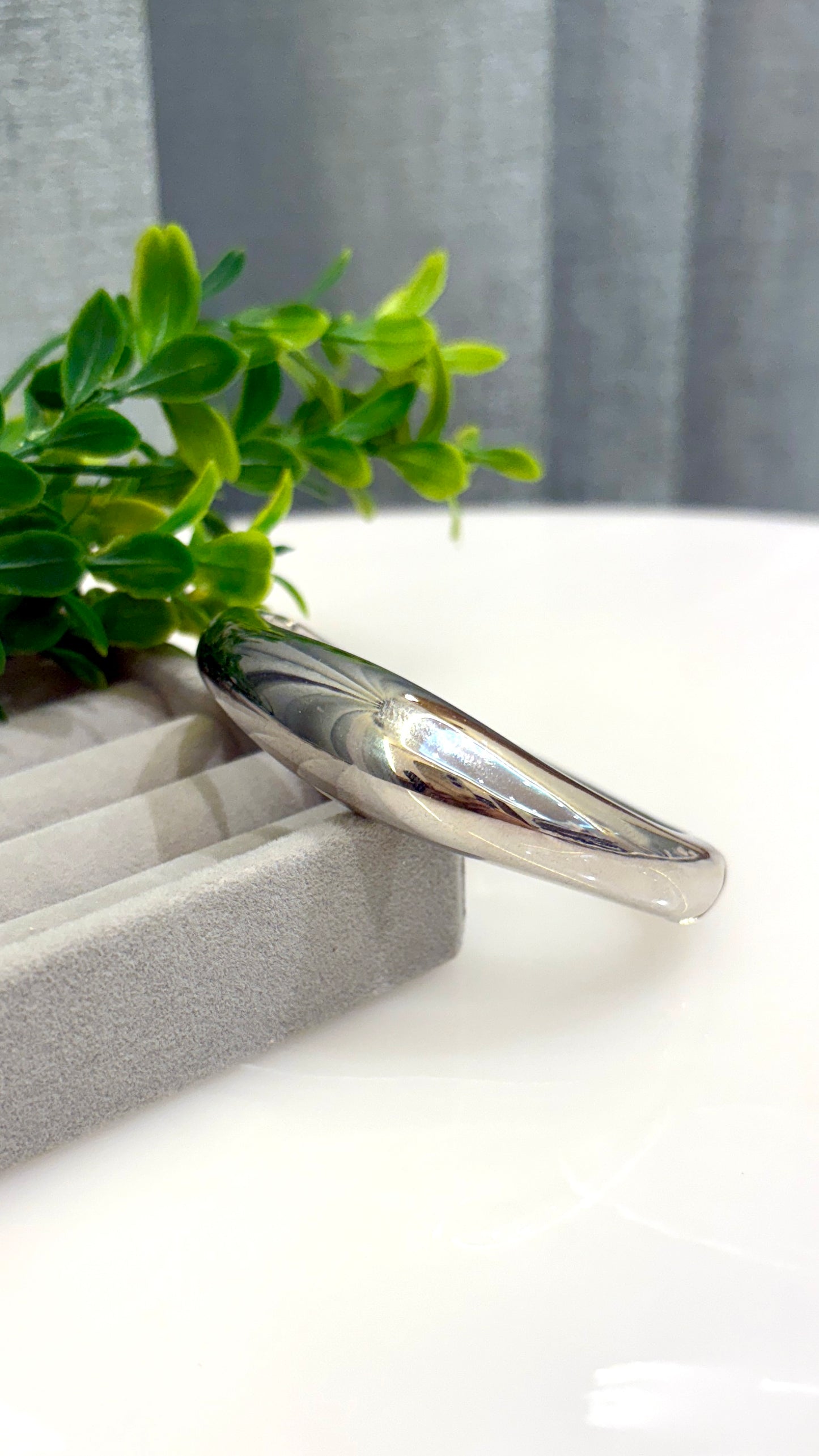 Oval Silver Bracelet