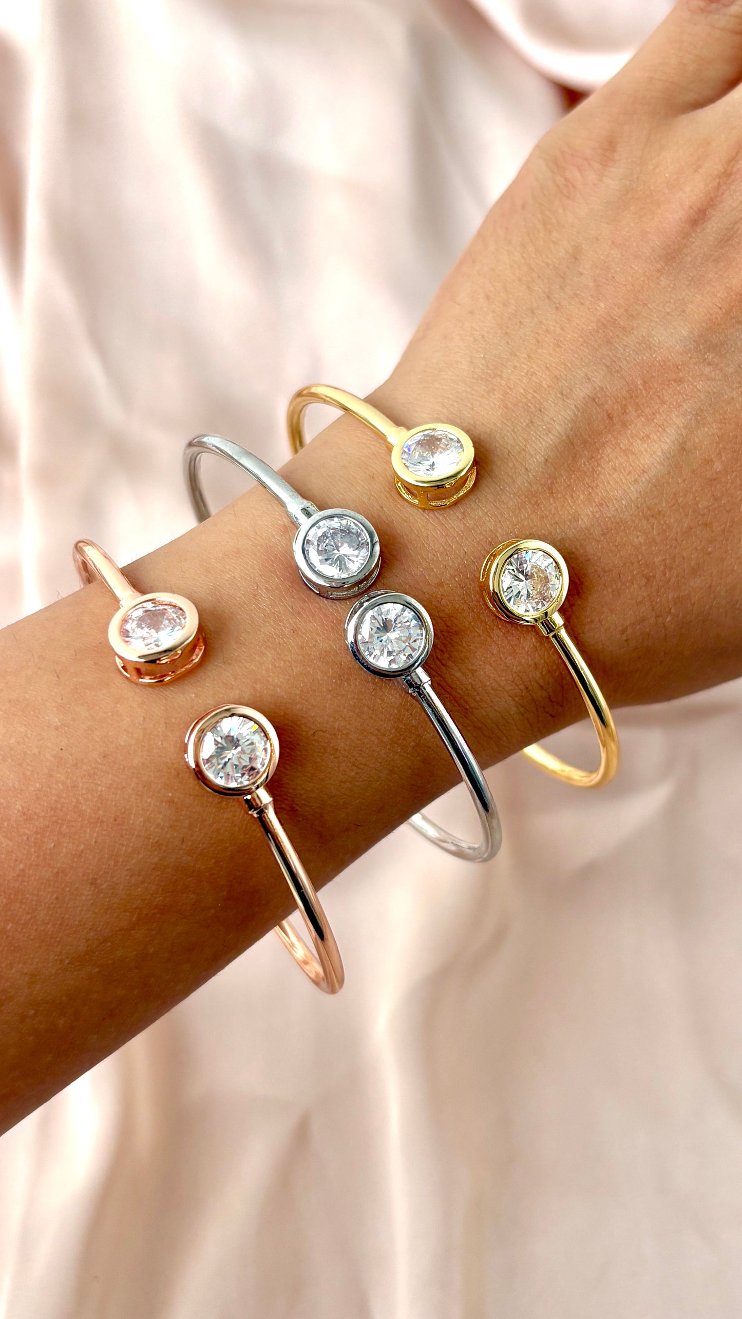 Elevated Stone Adjustable Bracelet