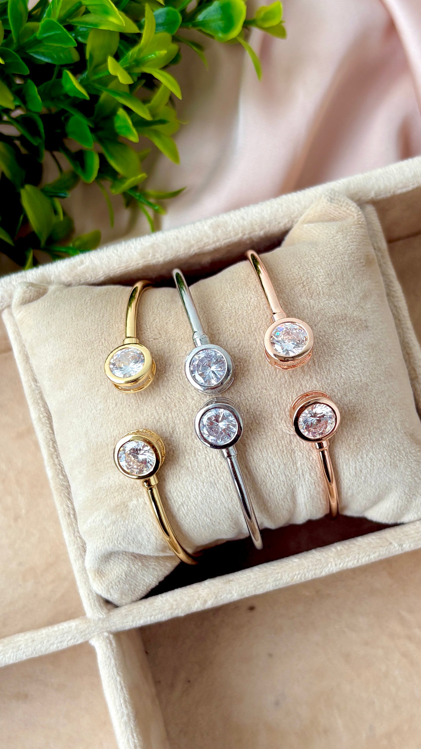 Elevated Stone Adjustable Bracelet