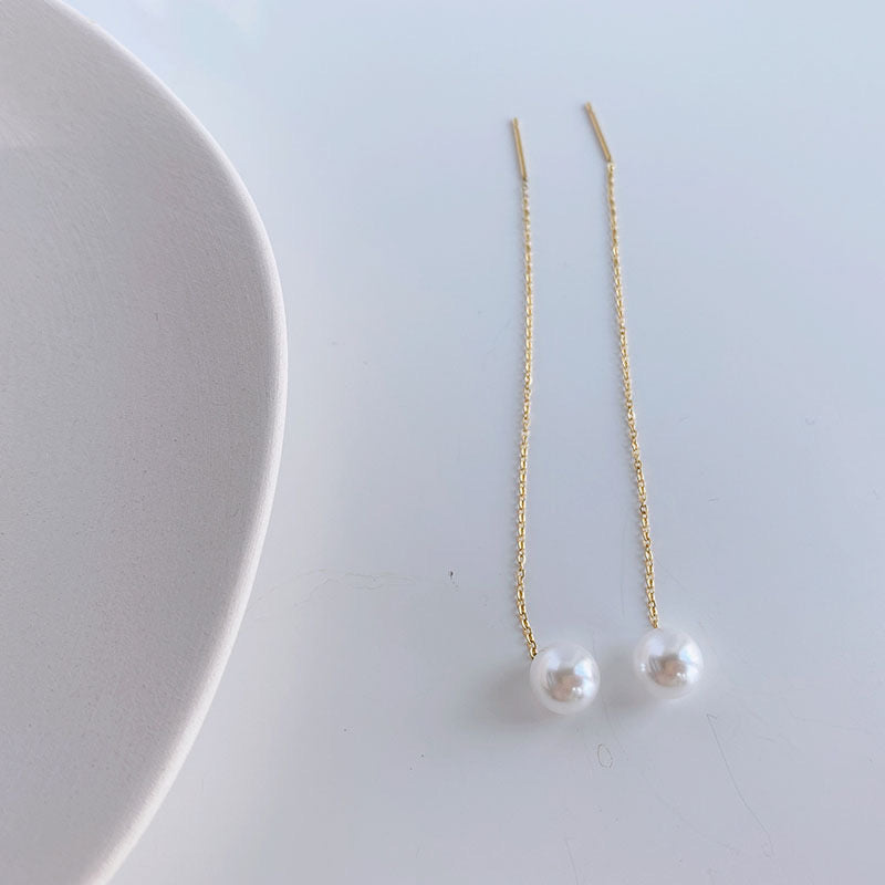 Pearl Sui Dhaga Earrings