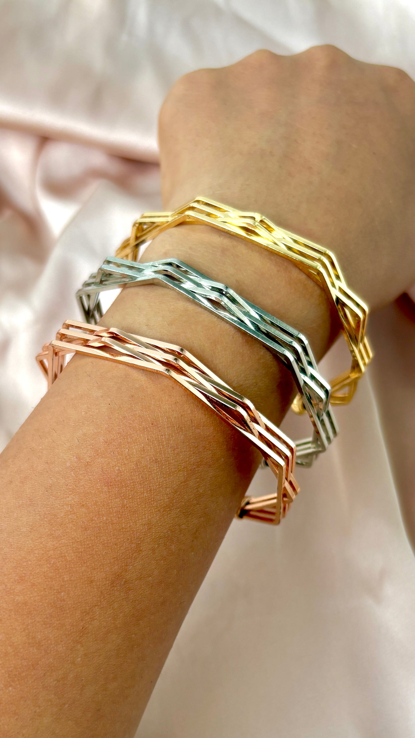 Geometrical Adjustable Bracelet