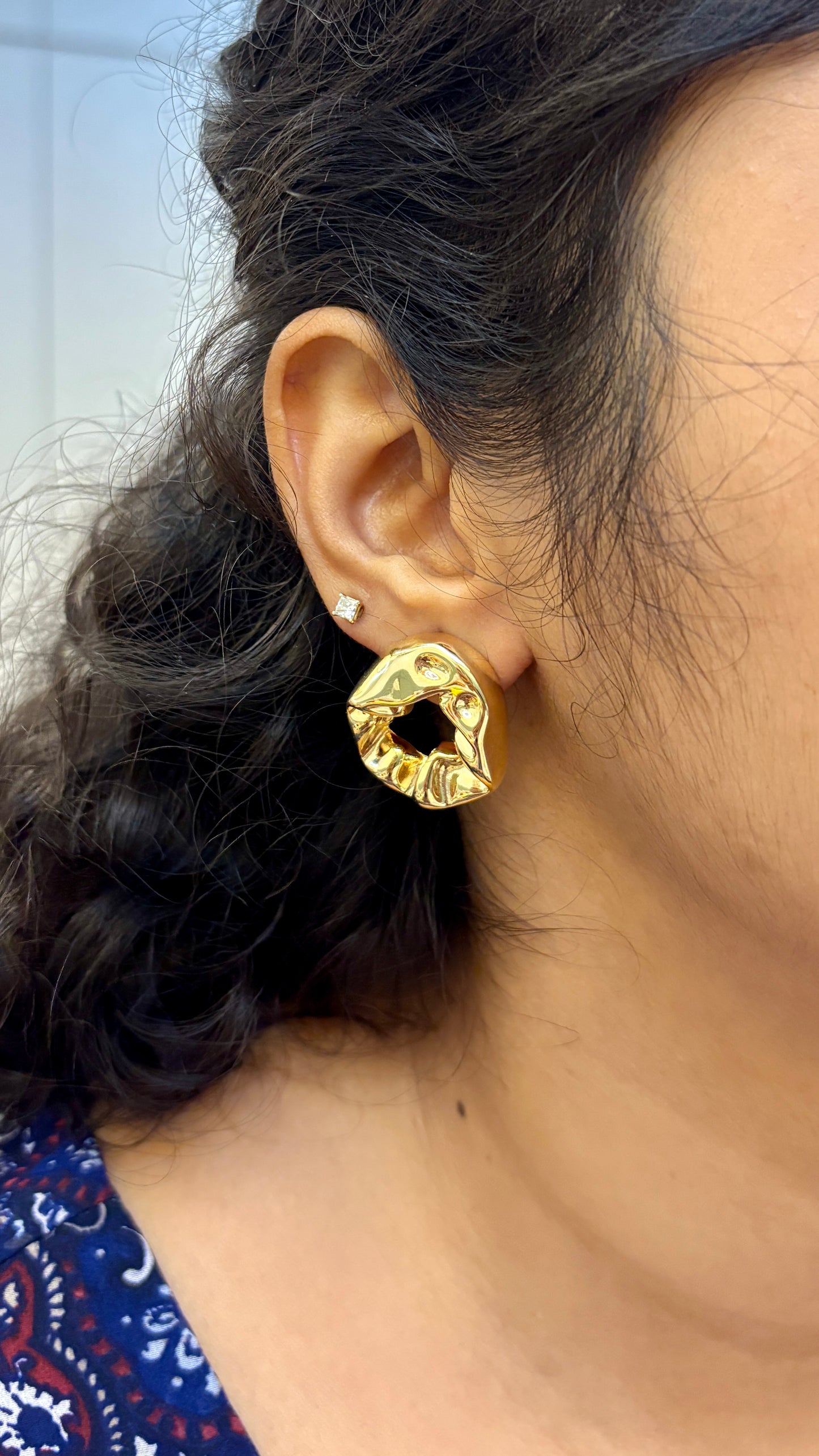Scrunchie studs