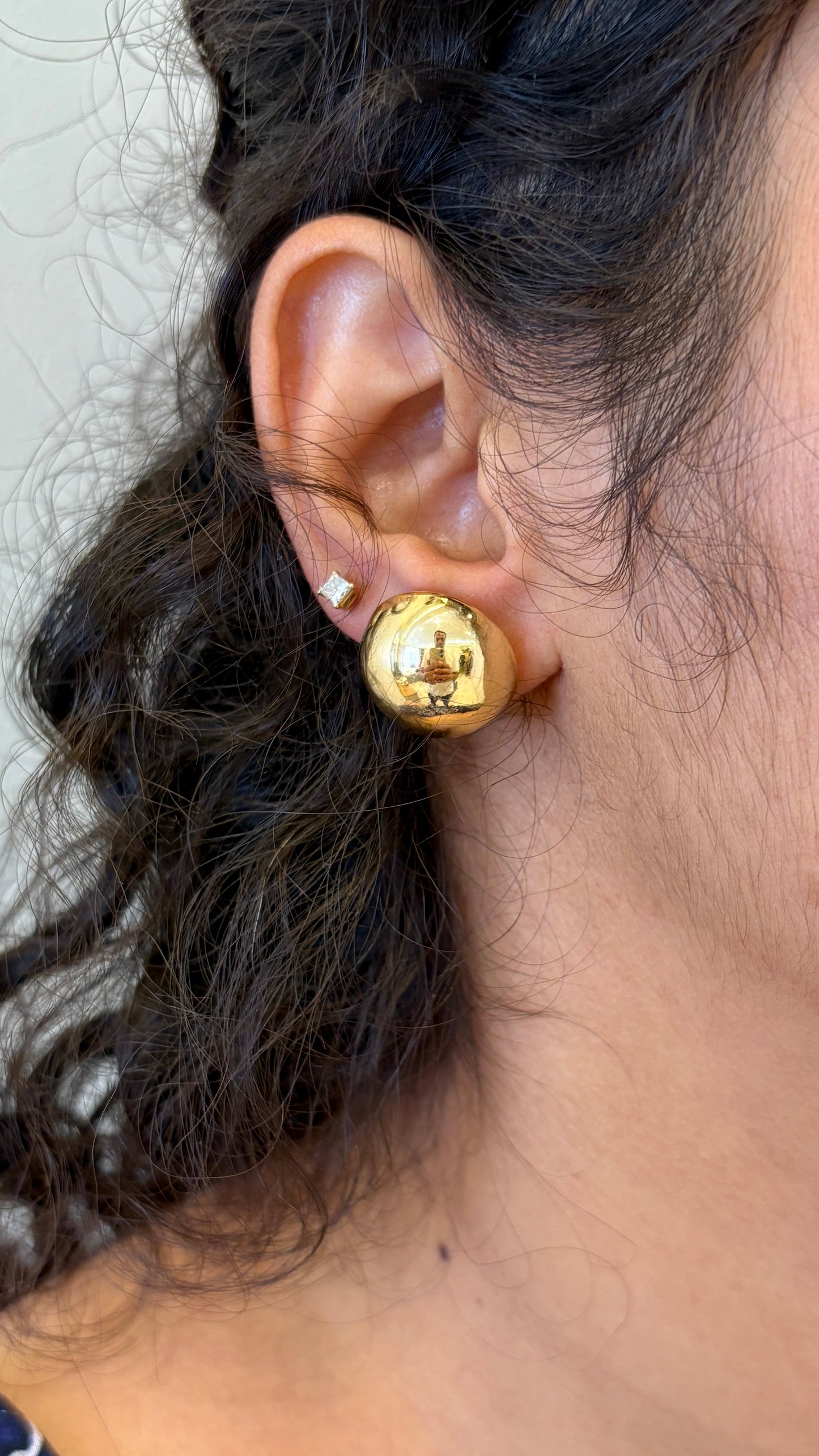 Square dome studs