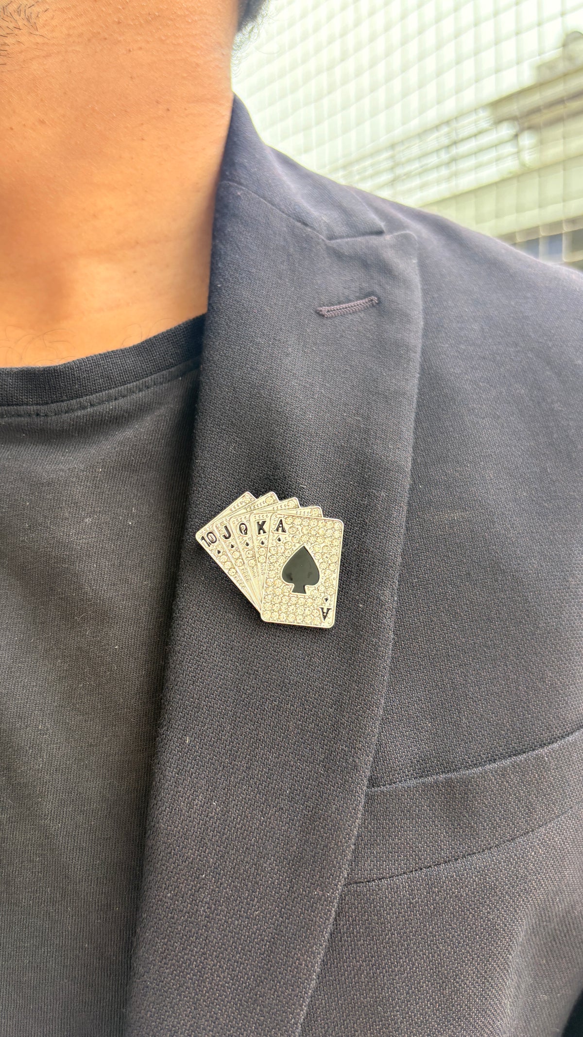 Teen Patti Unisex Brooch