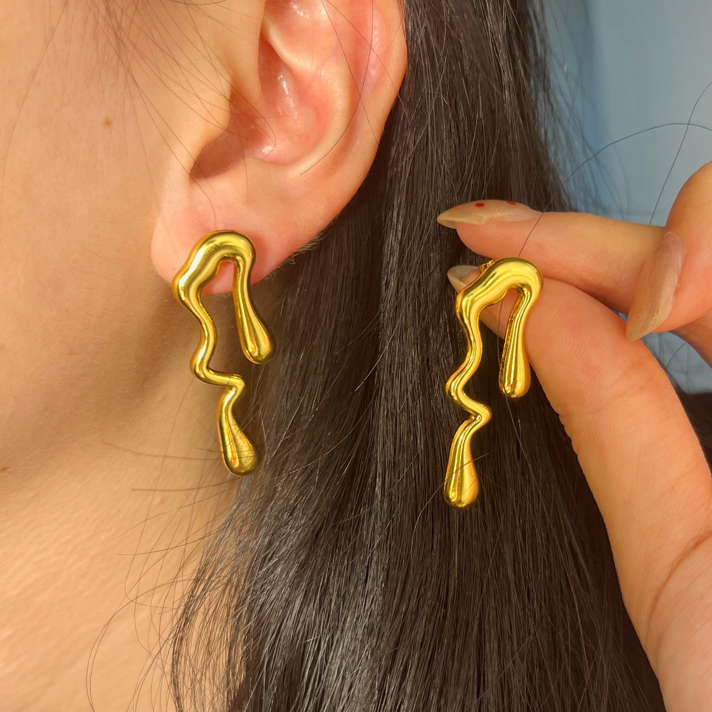 Water drop earring