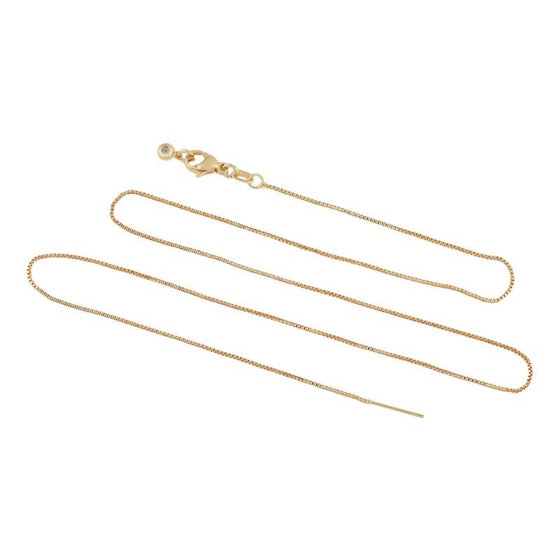 Mini Bubble Initial Charm Necklace