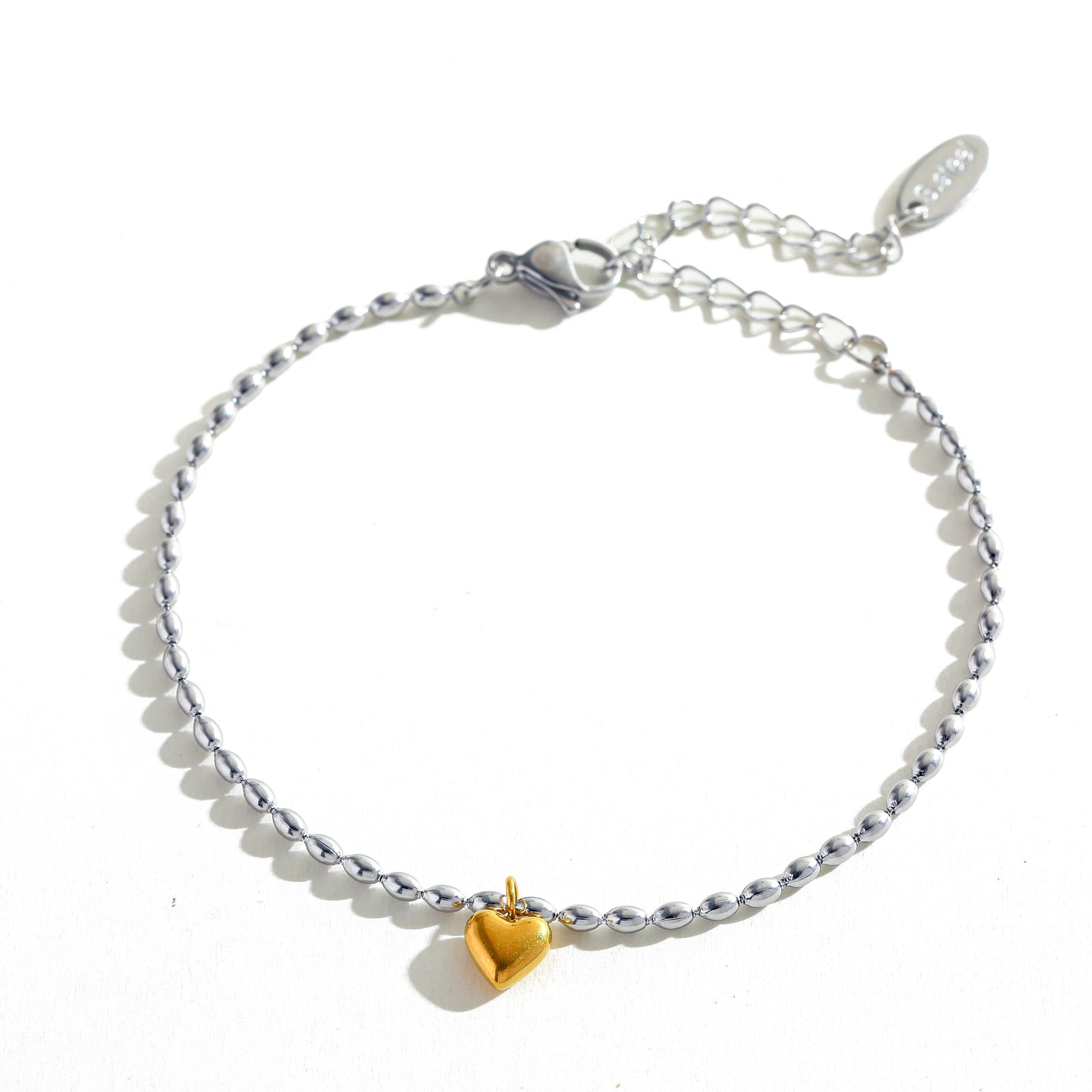 Matar chain bracelet with heart