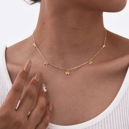 Mini Bow Charm neckchain