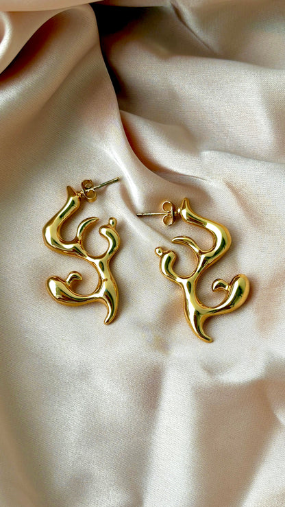 Tree earrings