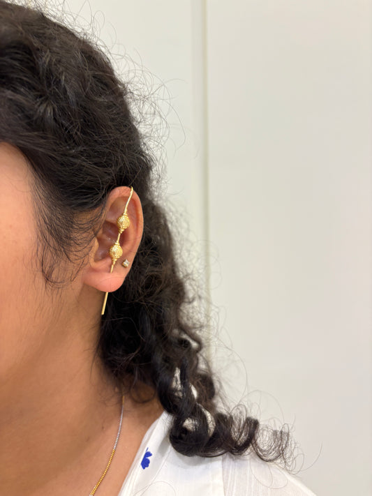 Pineapple Earpin