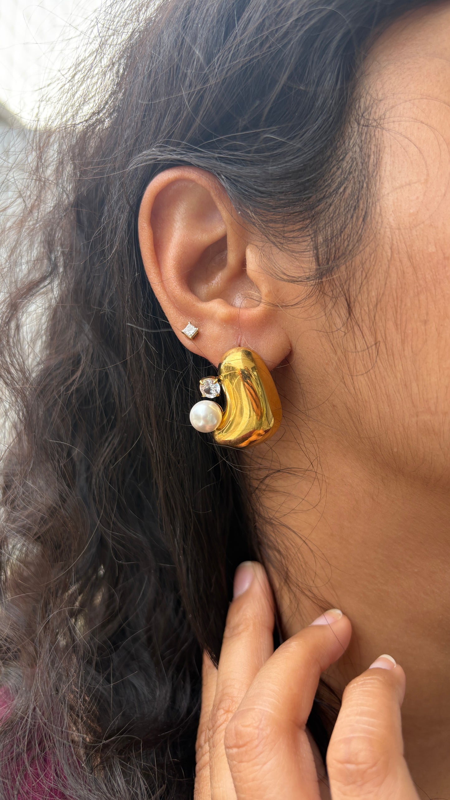Cashew Earrings
