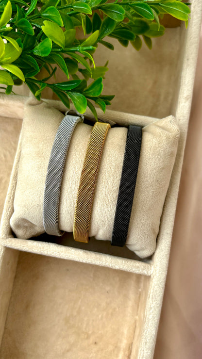 Unisex open adjustable bracelet