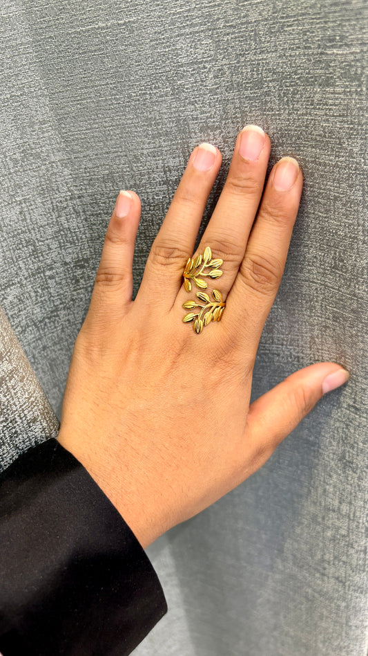 Leaf Adjustable Ring