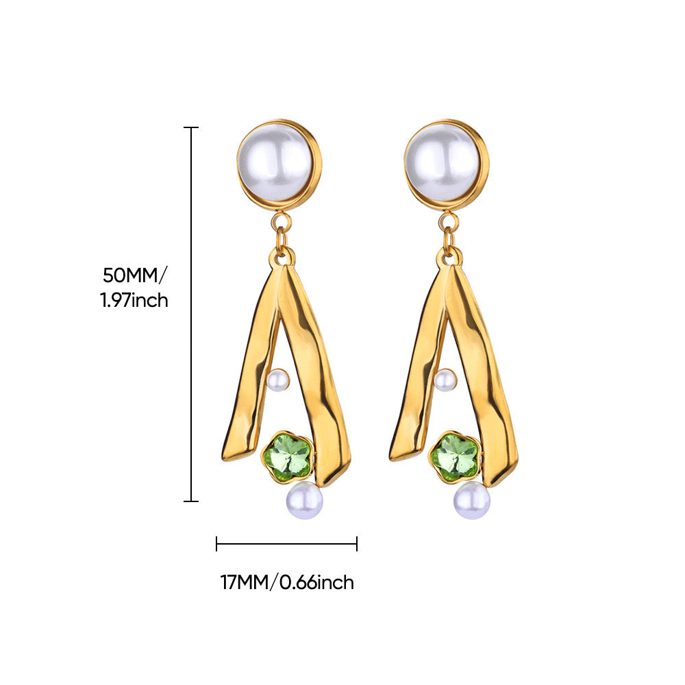 Inverted Triangle Earrings