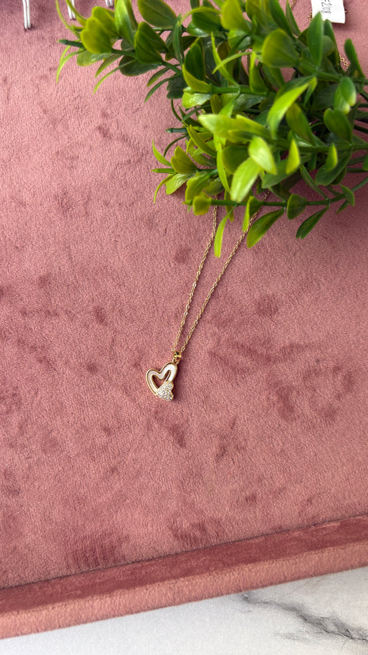 Heart in Heart neckchain
