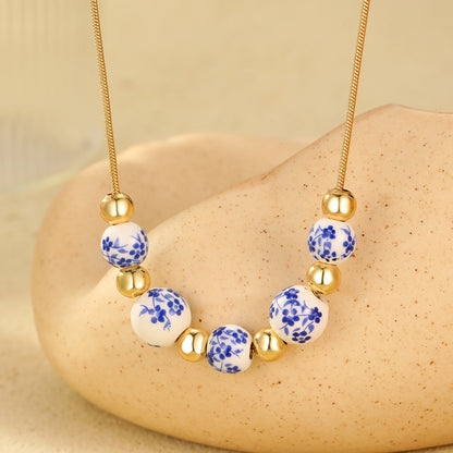 Bohemian Enamel Beads Chain
