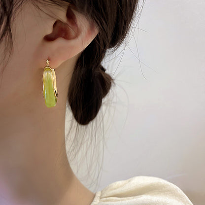 Resin - U shaped earings