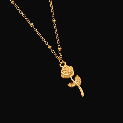 Rose necklace