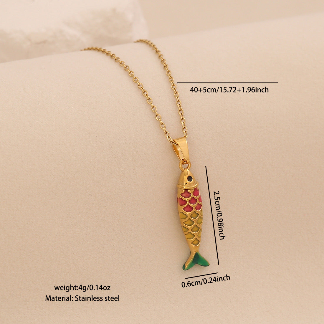 Fish Pendant Necklace