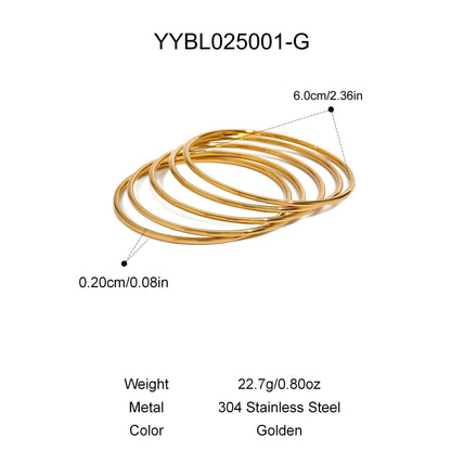 Plain round bangle