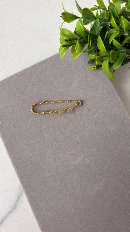 Safety-pin Brooch - Unisex