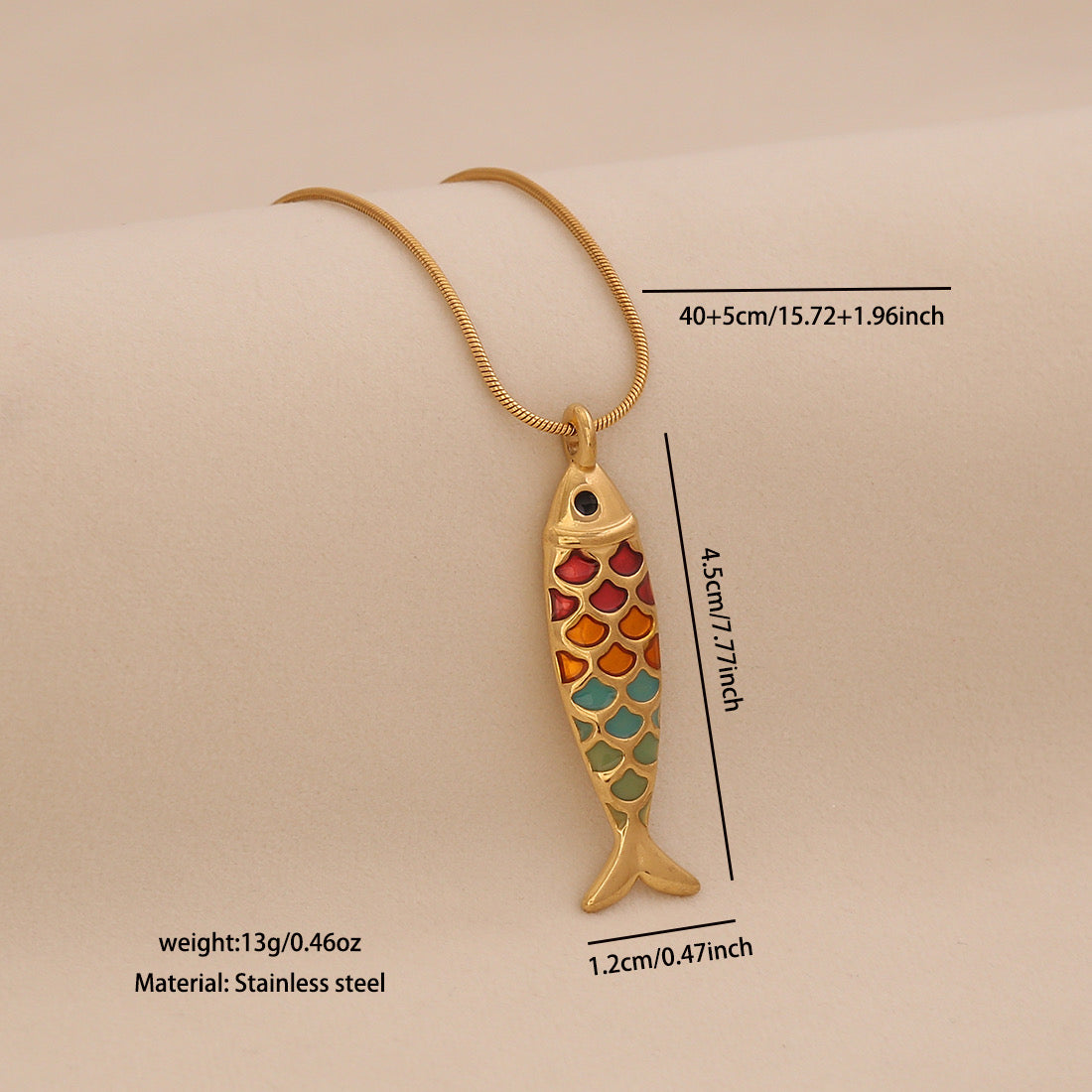 Fish Pendant Necklace