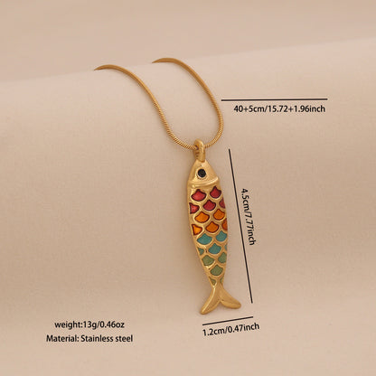Fish Pendant Necklace