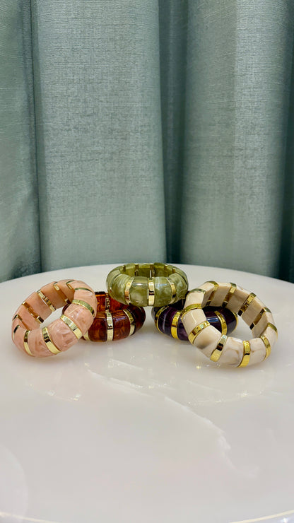 Hawaiian Flexible Resin Bracelets