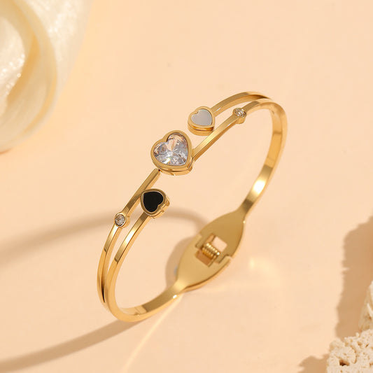 Heart Stone Bracelet