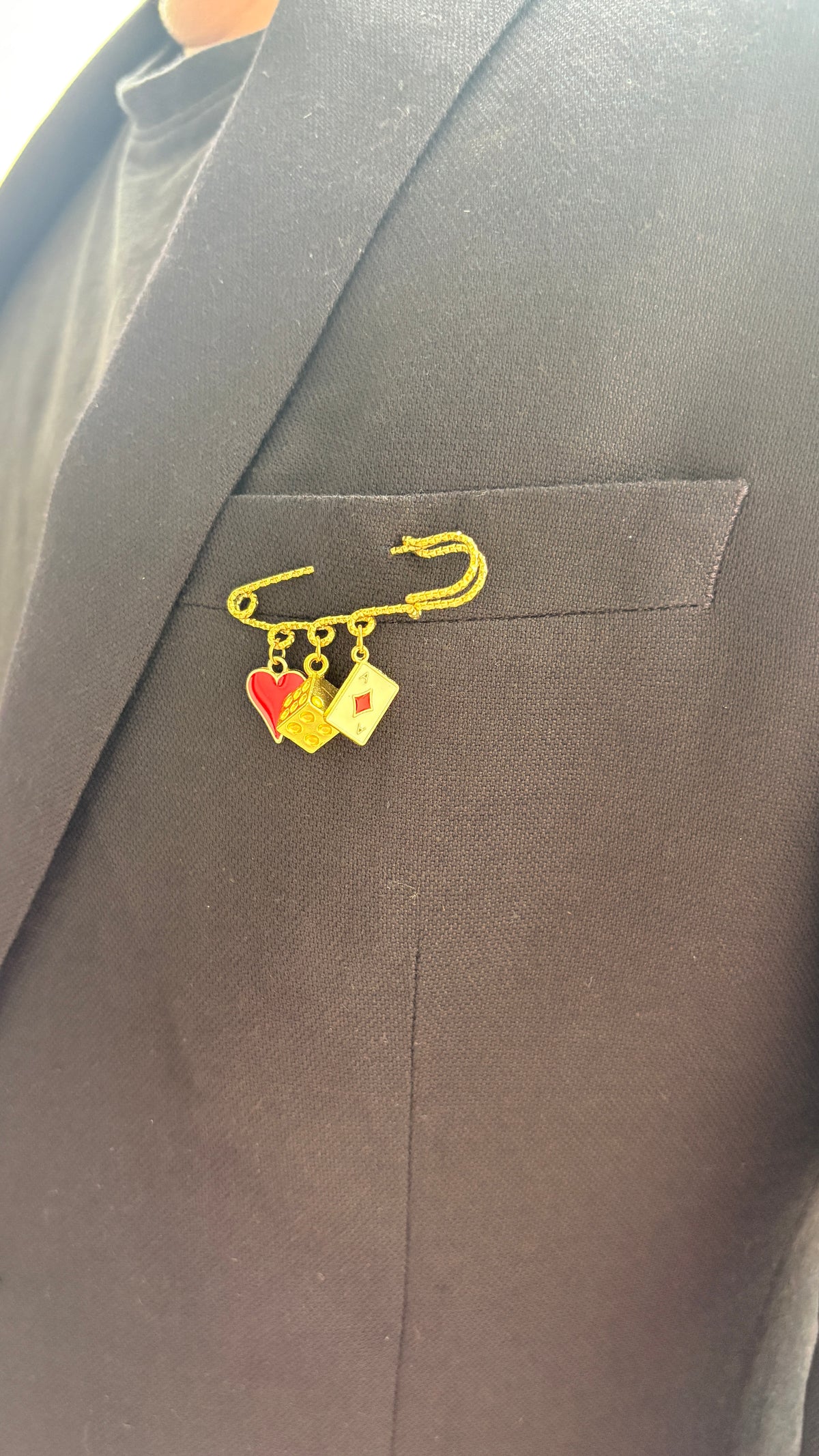 Safety-pin Brooch - Unisex