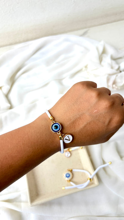 Nazar Rakhi - White Band