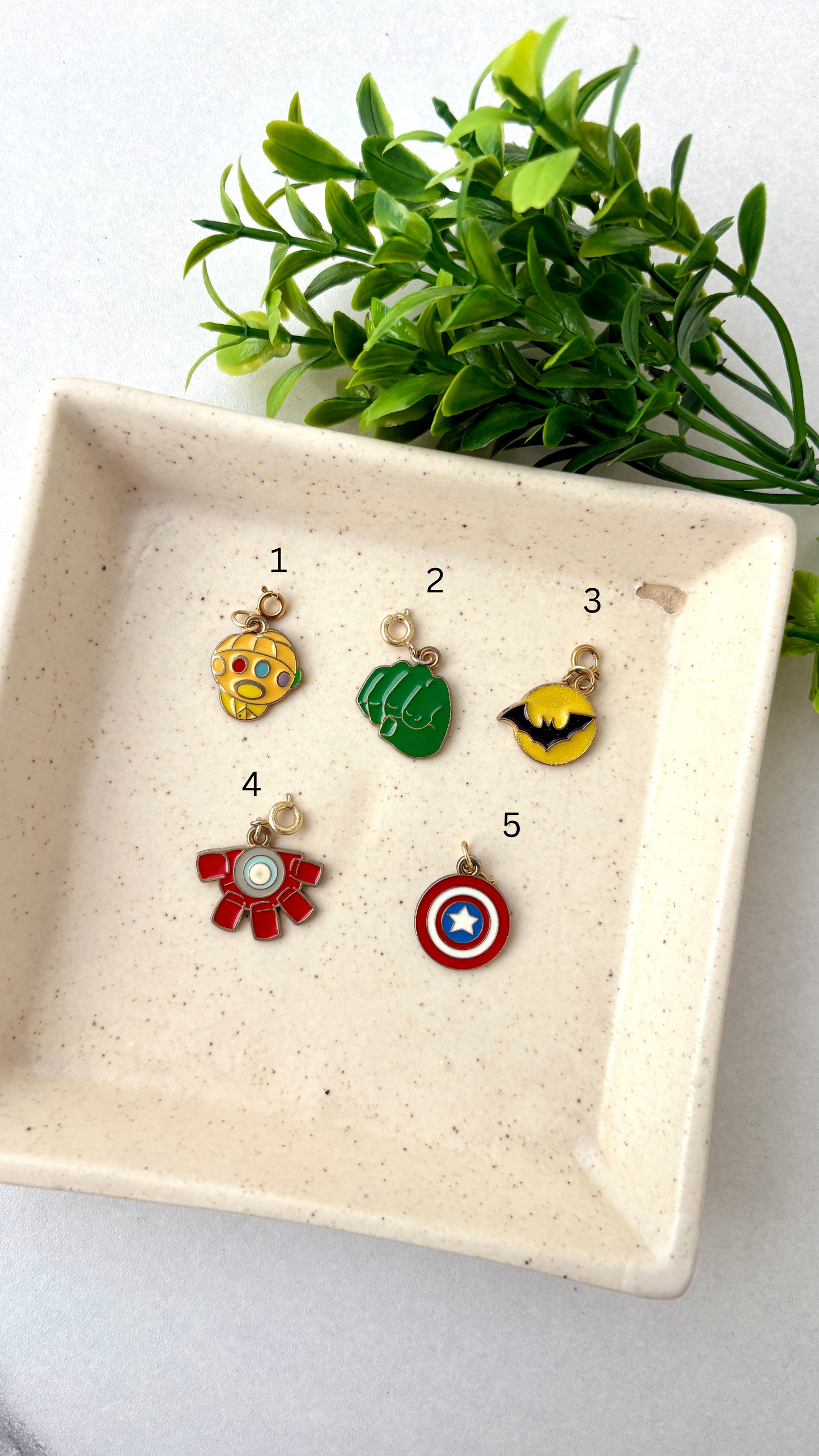 Avengers Weapon Charms