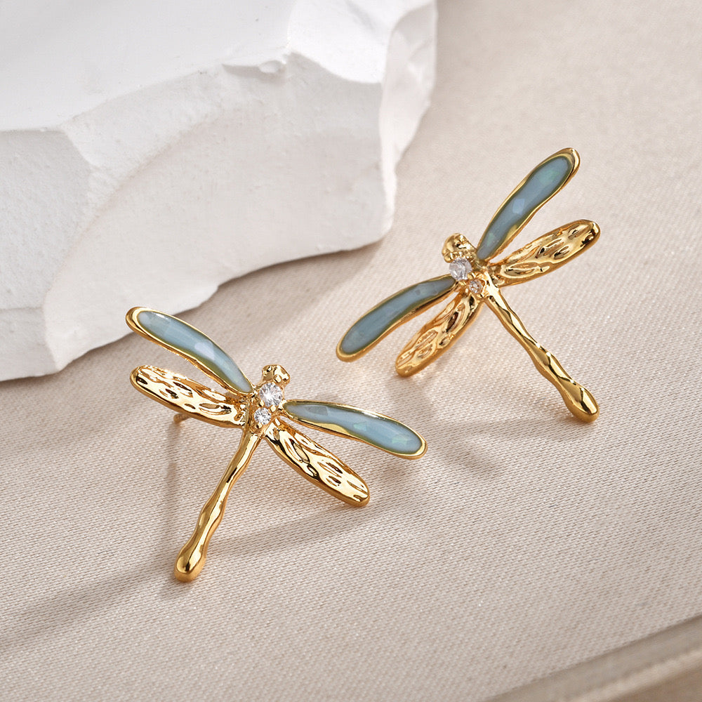 Dragonfly earrings