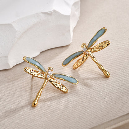 Dragonfly earrings