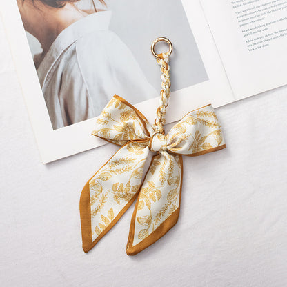 Satin Bow Bag Charms