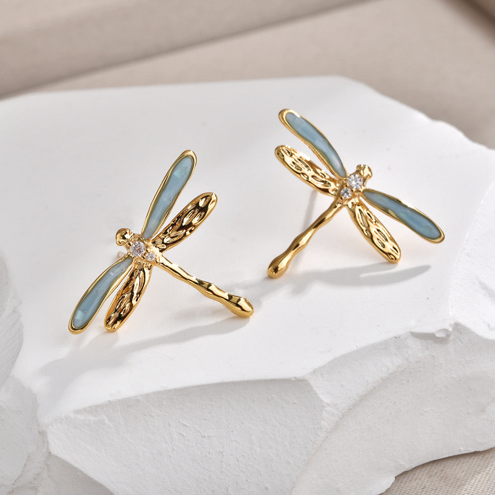 Dragonfly earrings