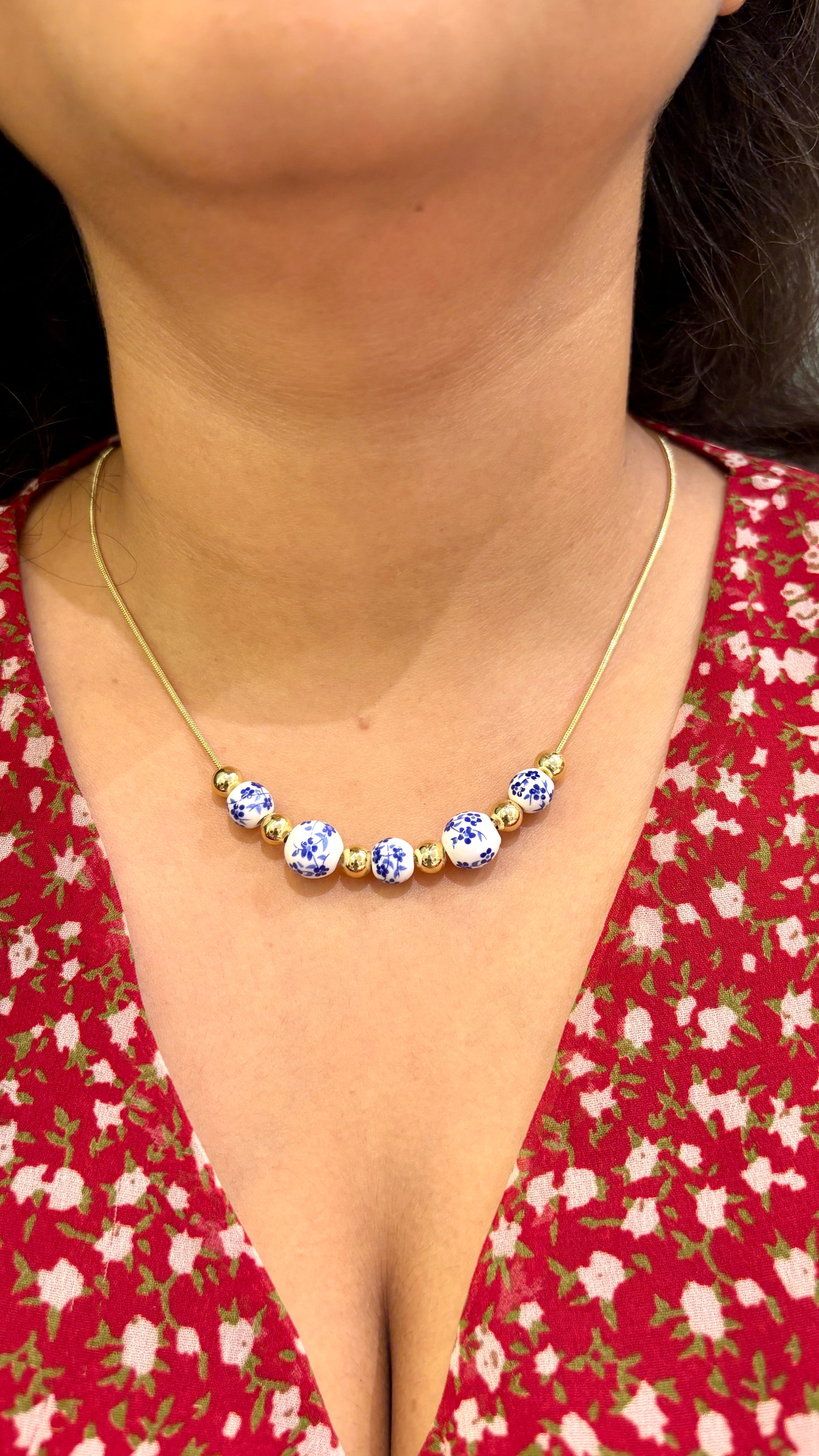 Bohemian Enamel Beads Chain