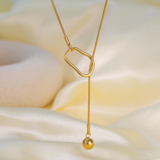 Adjustable long necklace
