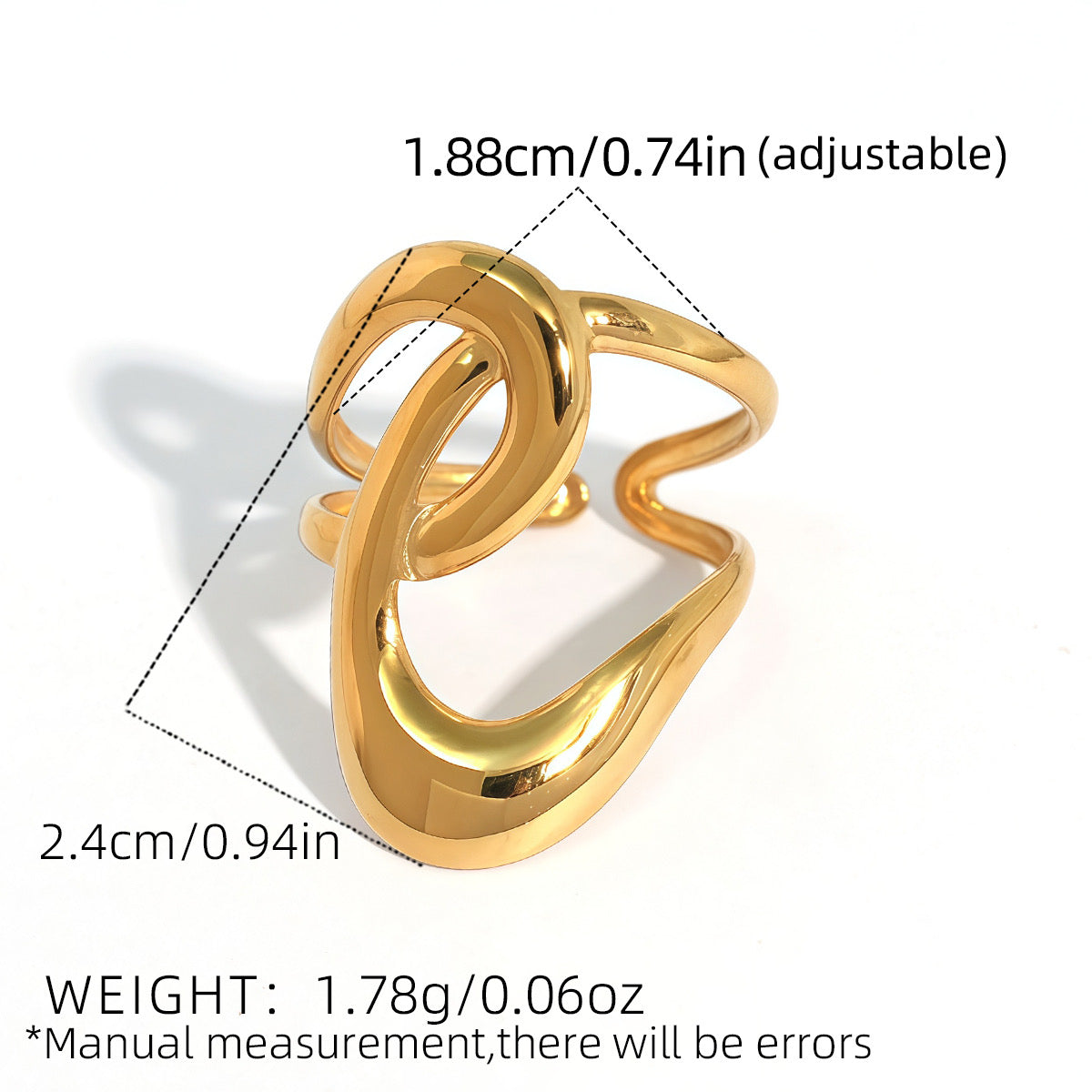 Oval Adjustable Ring