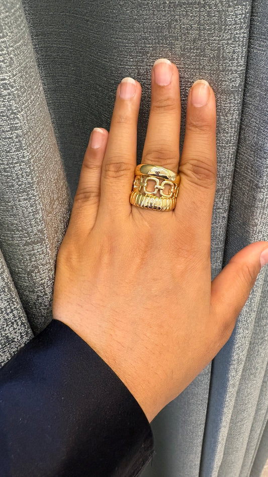 Unisex adjustable ring