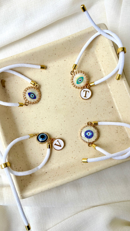 Nazar Rakhi - White Band